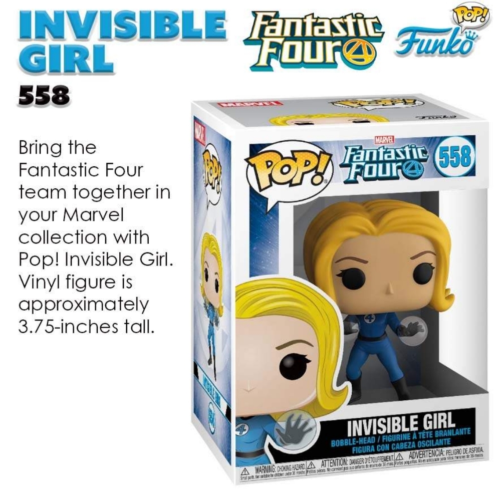 Funko Pop Fantastic 4 INVISIBLE GIRL